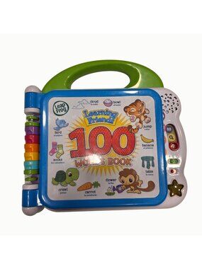 LeapFrog Learning Friends 100 Words Book Bilingual English Spanish Interactive T
